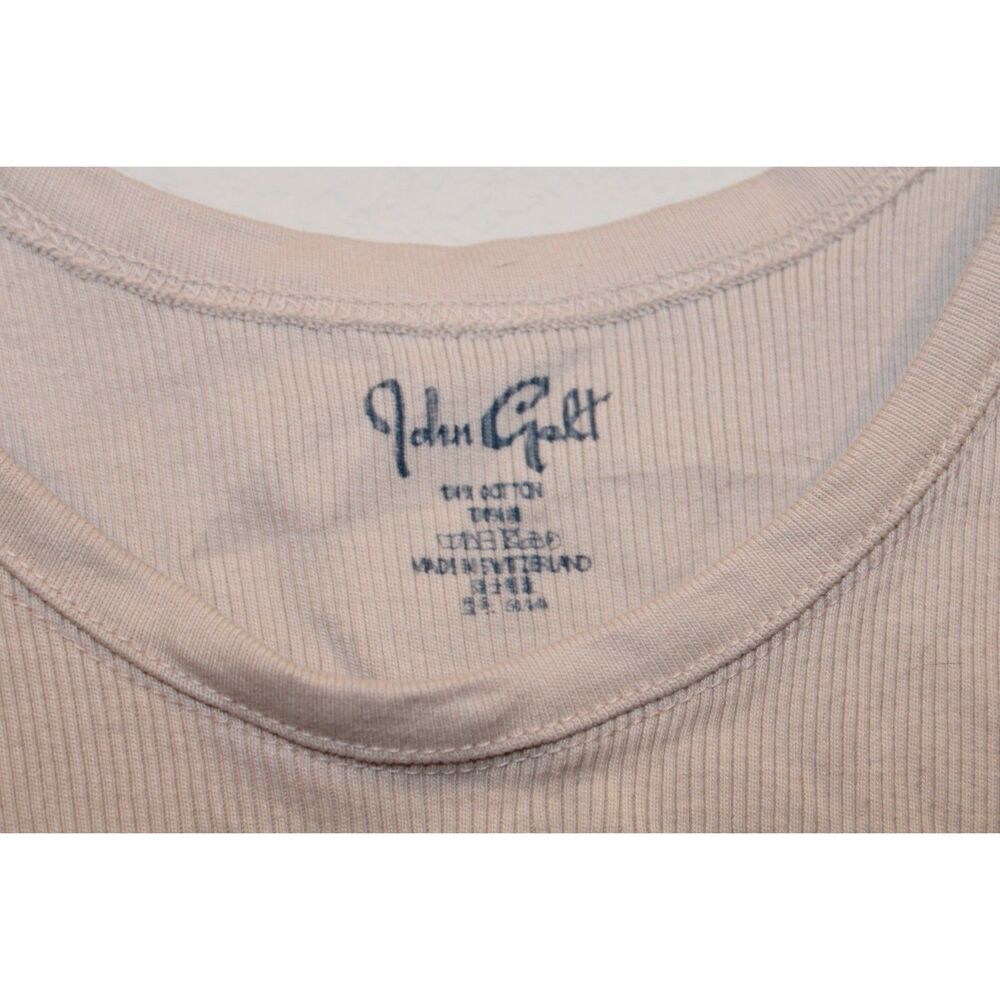 Brandy Melville John Galt light tan baby deer embroidered tank fits size small - Picture 4 of 5